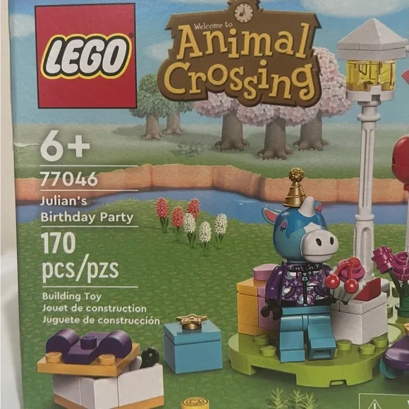 Lego Animal Crossing Birthday Party Set - Pink, Blue, Green - Picture 2 of 5